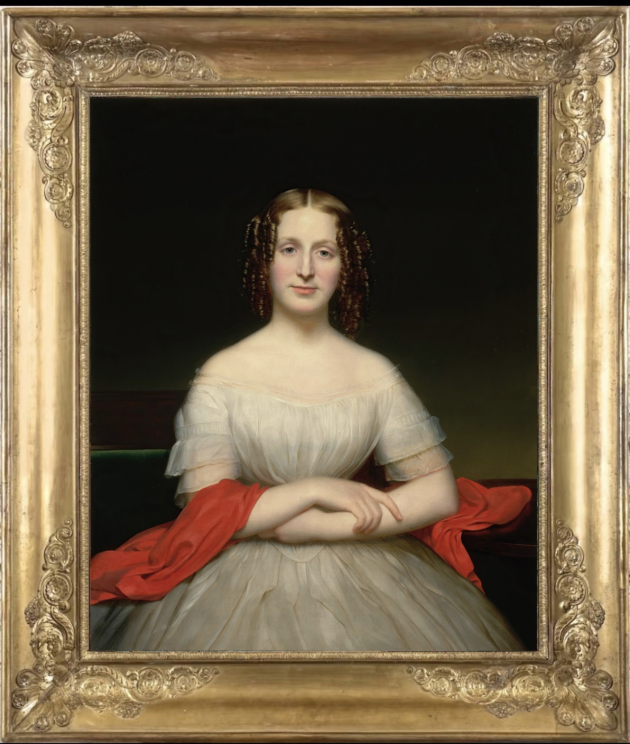 Hand Painted Classical Oil Painting Portrait of Woman Art Canvas Vintage Style Hand Painted Classical Oil Painting Portrait of Woman Art Canvas Vintage Style