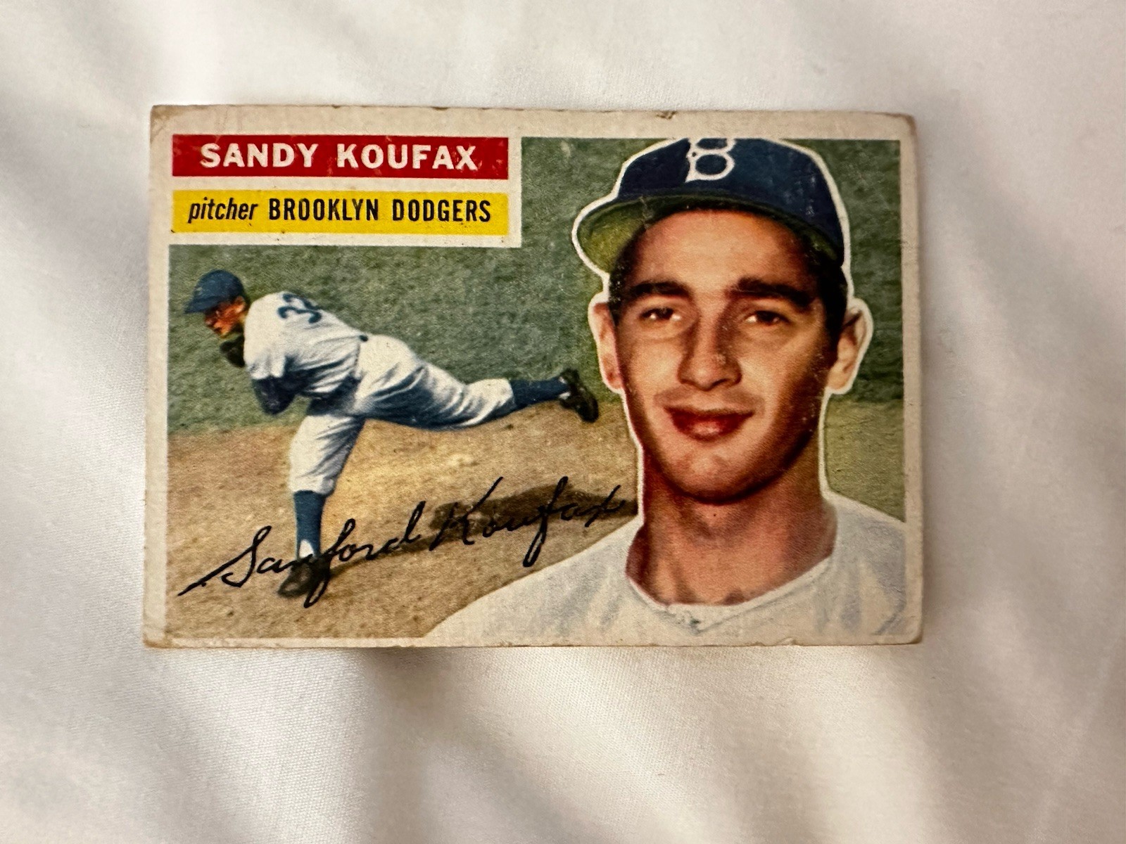 1956 Topps - Sandy Koufax #79 White Back