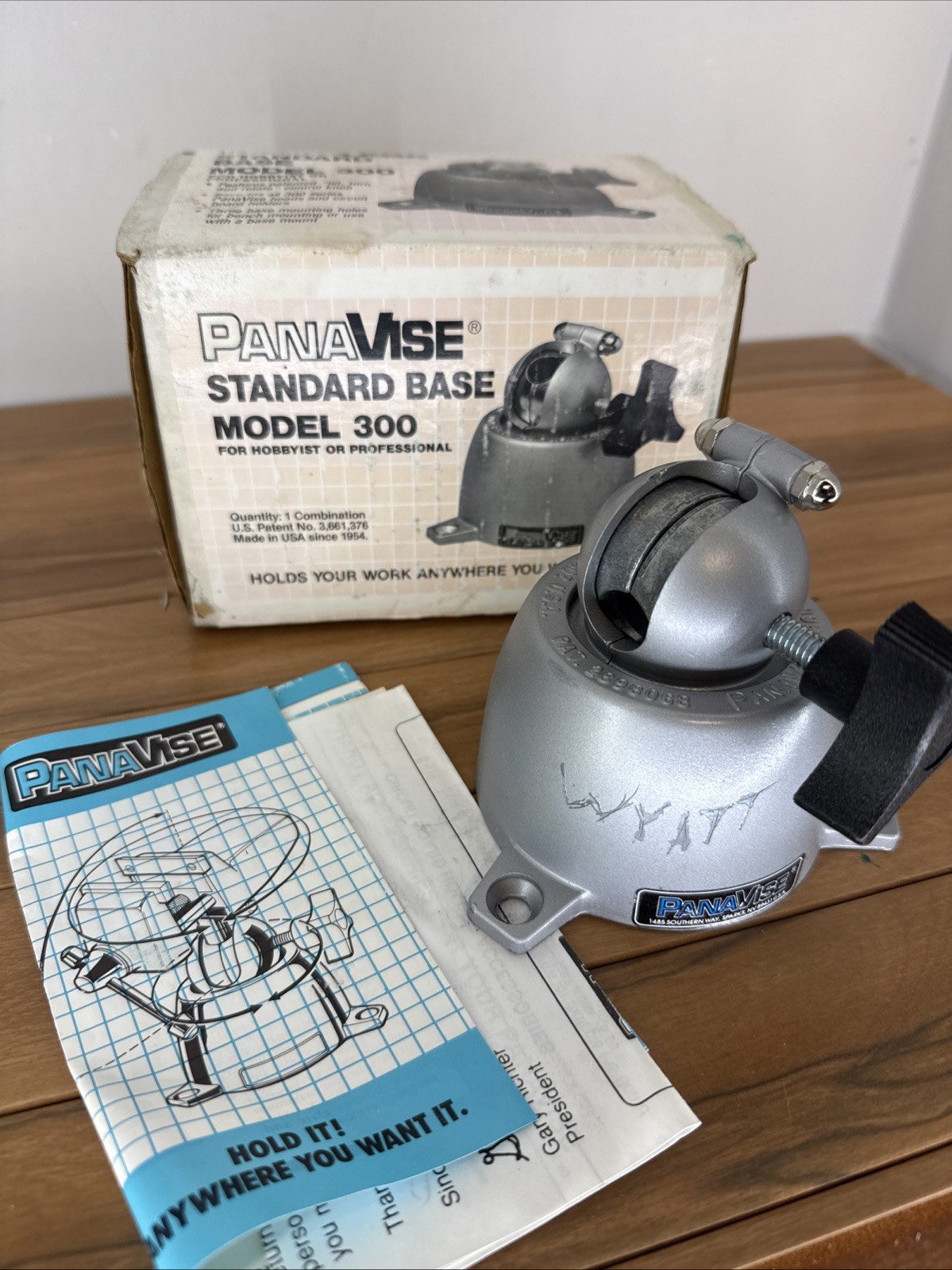PanaVise Standard Base Model 300 Unisex OS Silver Bench Vise Tool