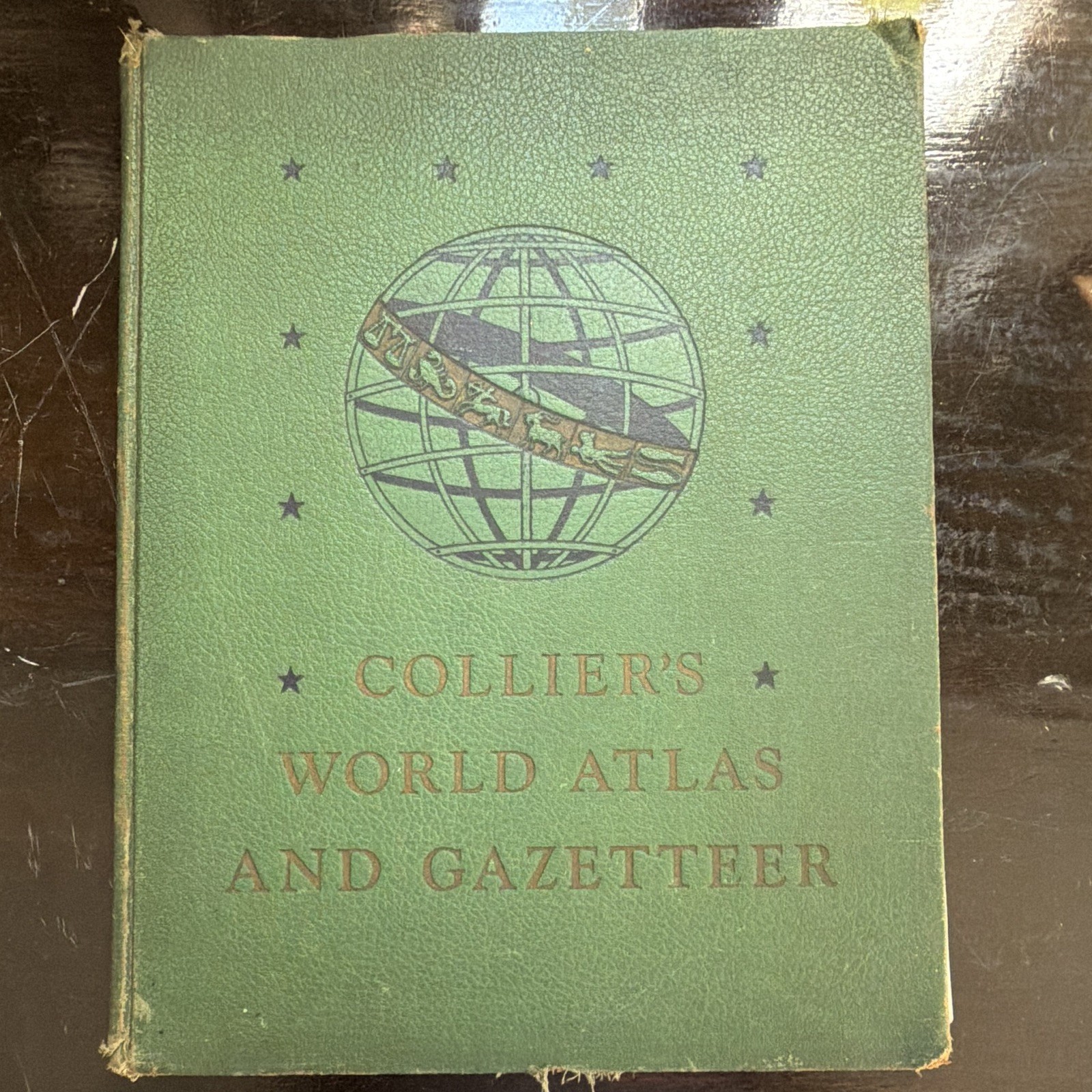 Collier\'s World Atlas and Gazetteer Illustrated HB 1949 P.F. Collier New York Collier\'s World Atlas and Gazetteer Illustrated HB 1949 P.F. Collier New York
