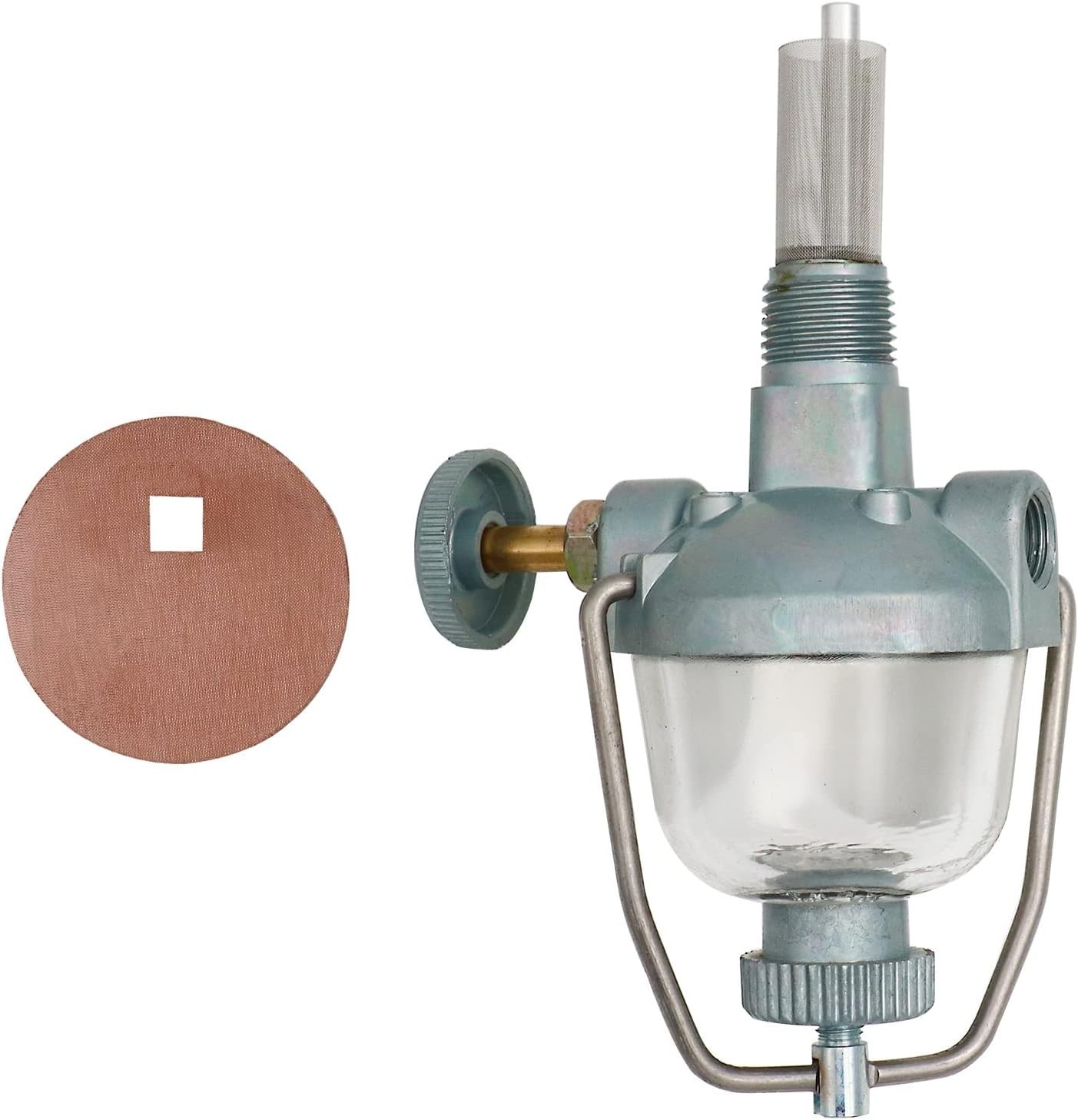 Fuel Sediment Bowl Gas w/ Shut Off For Ford NAA Jubilee 2N 8N 9N 2N9155B NAA9155