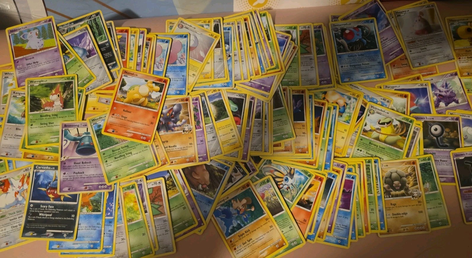 Pokemon TCG Vintage Bulk Lot 2008-2009 Diamond Pearl Lot 150 plus all Pokémon 