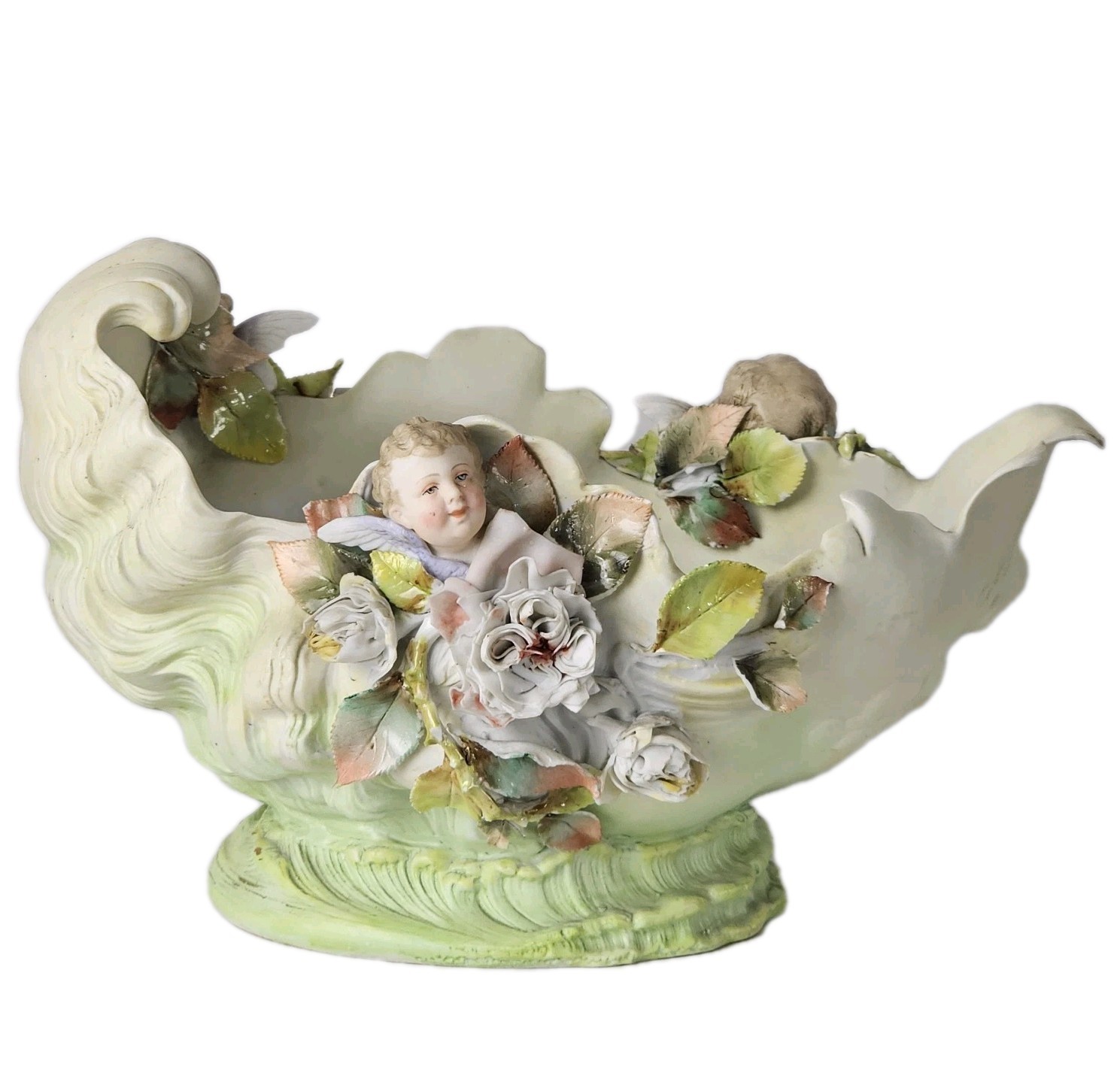 Antique German Volkstedt Porcelain Centerpiece Attributed Triebner Ens & Eckert