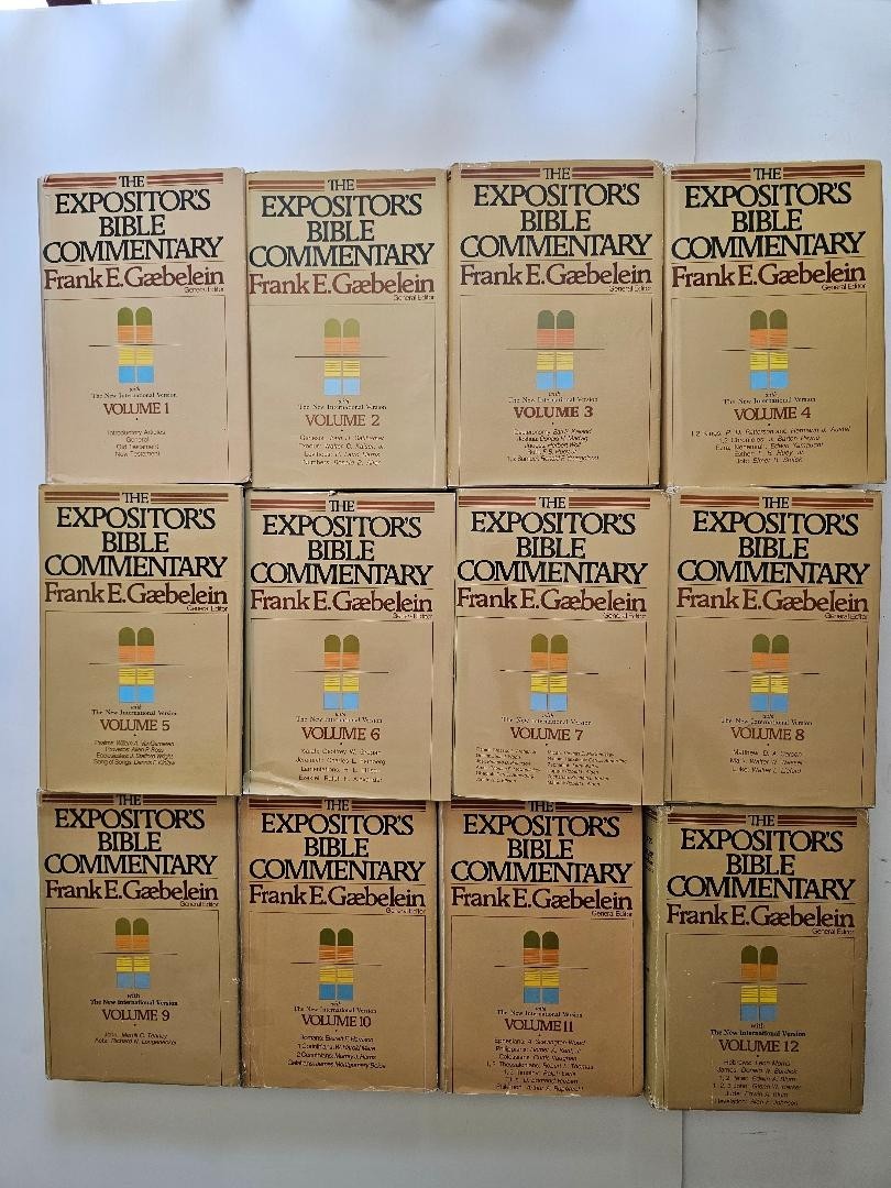 The Expositor’s Bible Commentary Set Vols 1-12, by Gaebelein, Hardcover The Expositor’s Bible Commentary Set Vols 1-12, by Gaebelein, Hardcover