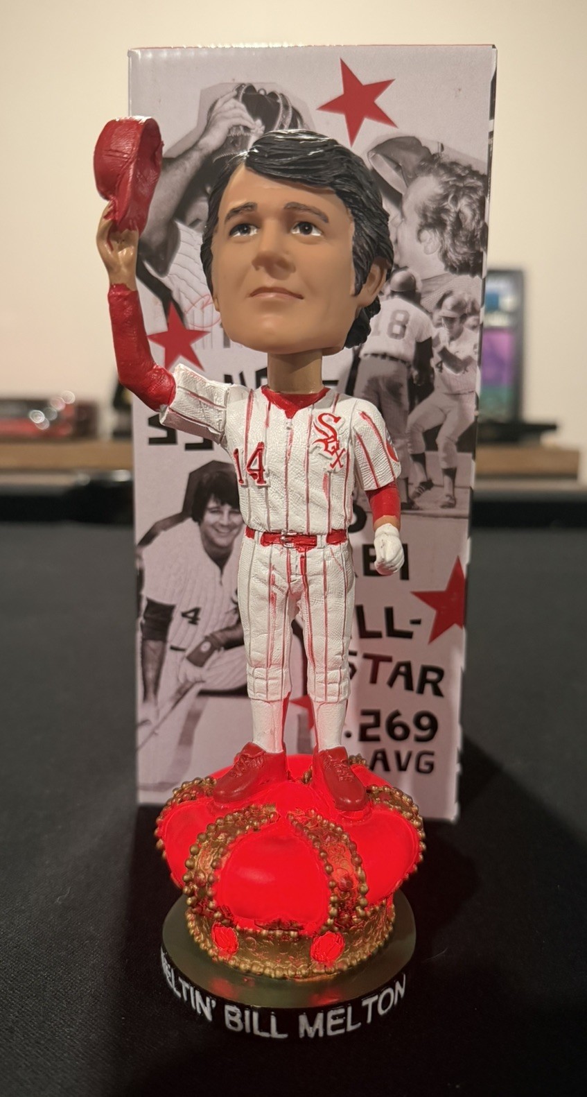 Chicago White Sox “Beltin’ Bill” Melton Home Run King 2024 Bobblehead Lights Up Chicago White Sox “Beltin’ Bill” Melton Home Run King 2024 Bobblehead Lights Up