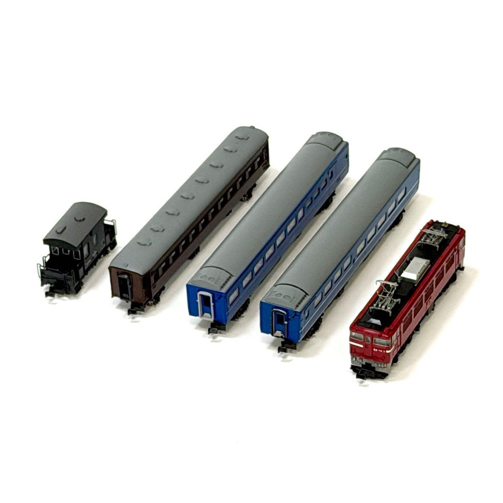 N Scale Blue Train Japan Set TOMIX ED79 Katachi Denkikikansha Shokudousha Chairo