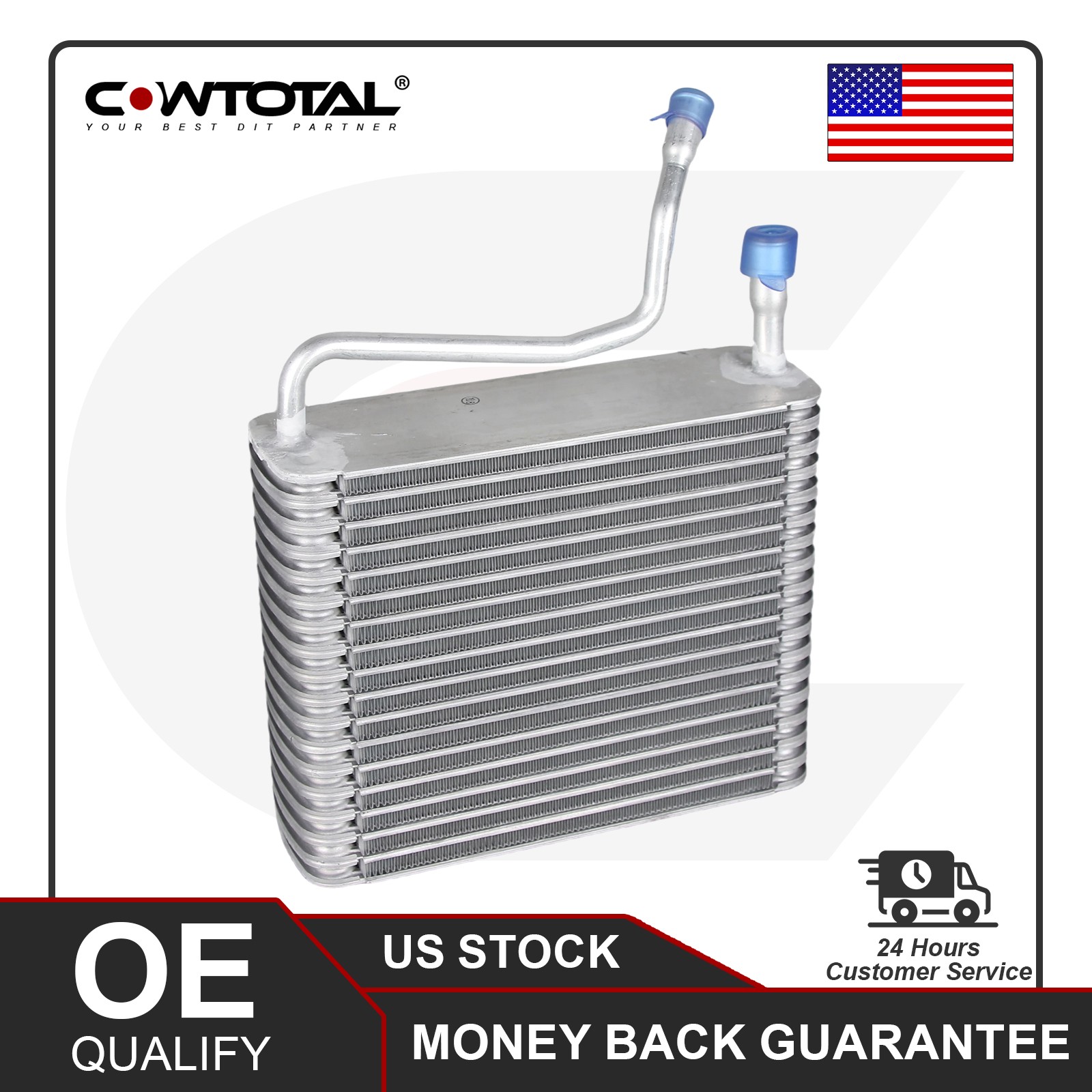 Front AC A/C Evaporator Core for Ford Mustang 1996 1997 1998 1999-2004 Plate Fin