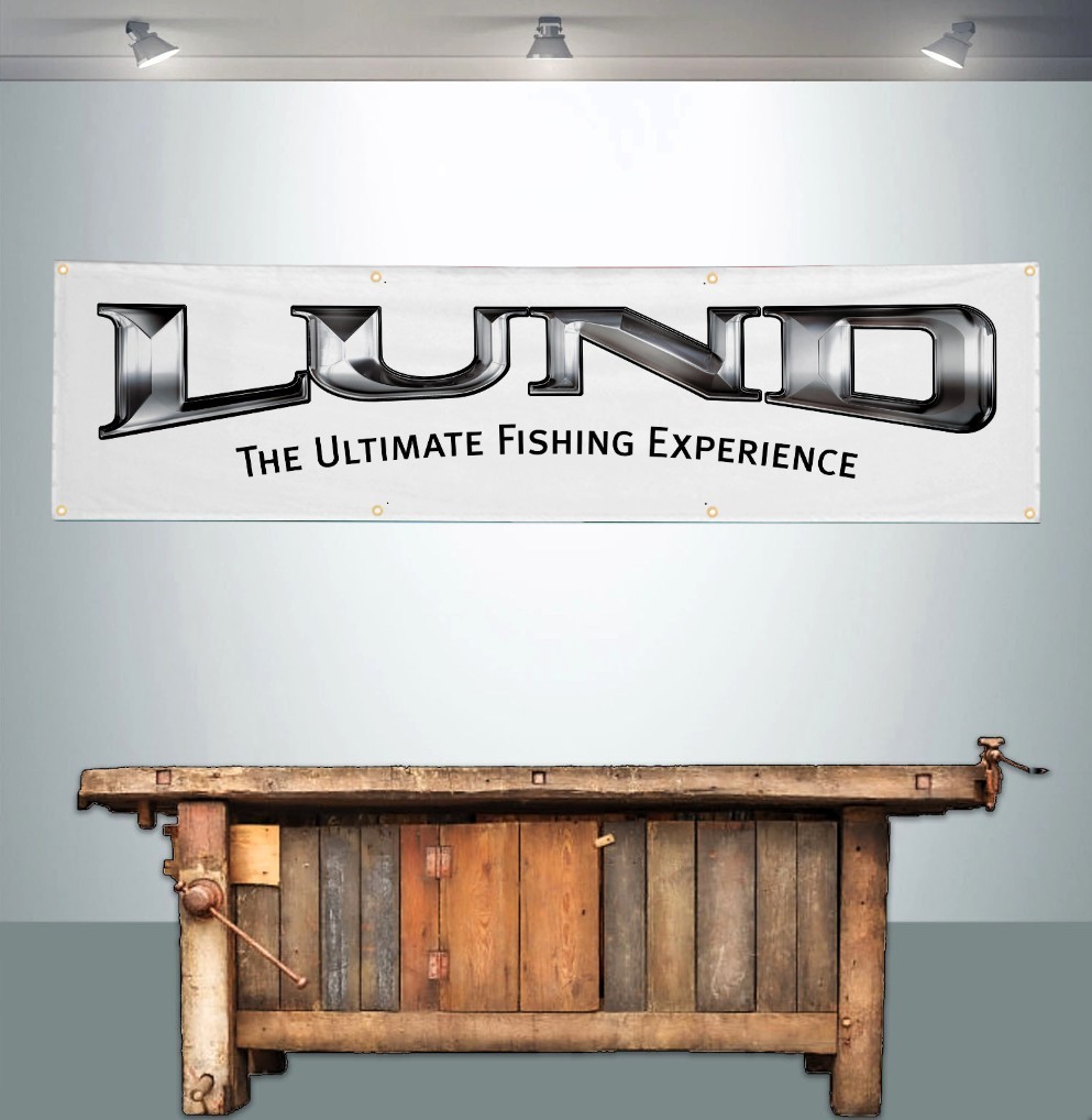 LUND BOATS 2' X 8' BANNER FLAG FISHING LUND BOATS 2' X 8' BANNER FLAG FISHING