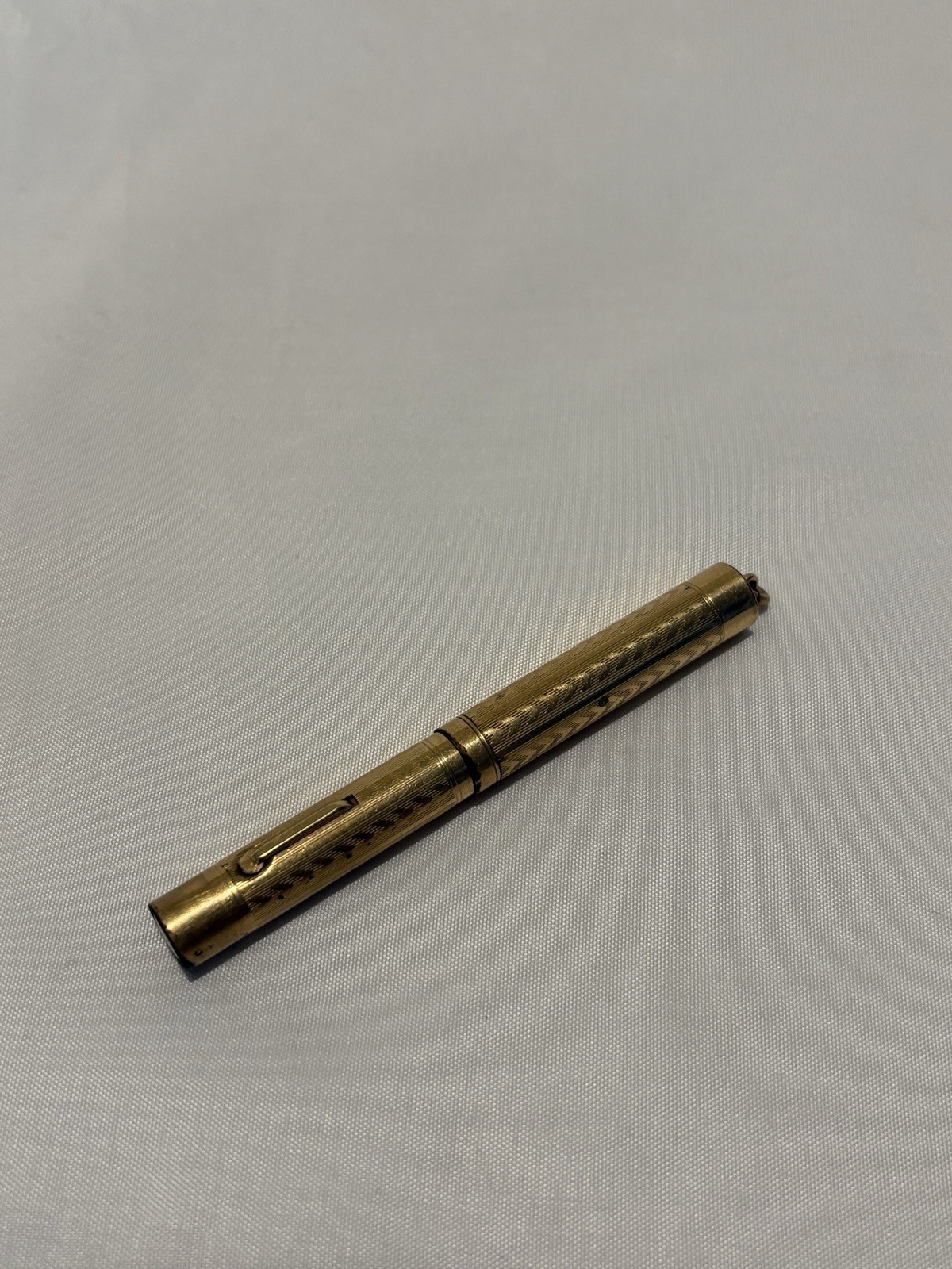 Antique Wahl gold filled # 2 Gold Nib Ring Top Fountain Pen Unrestored 