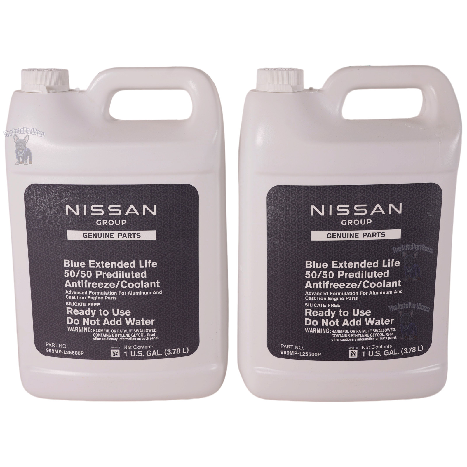 2 Gallon GENUINE Nissan OEM Blue Extended Long Life Coolant 999MPL25500P