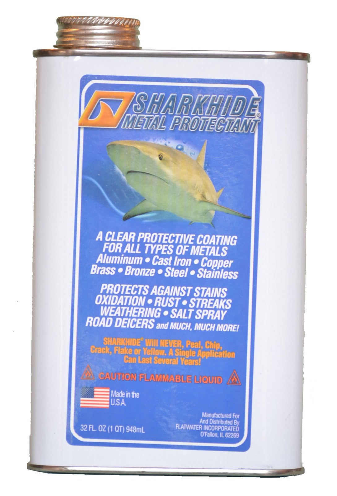 Sharkhide Metal & Aluminum Protectant, Clear Wipe-On Coating, 32 oz (1 Quart) Sharkhide Metal & Aluminum Protectant, Clear Wipe-On Coating, 32 oz (1 Quart)