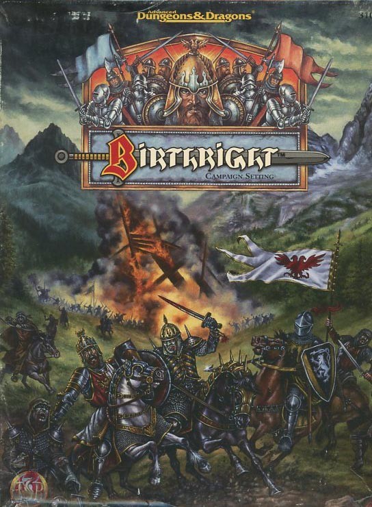 BIRTHRIGHT CAMPAIGN SETTING EXC UNCUT Complete TSR Set Dungeons Dragons D&D Box
