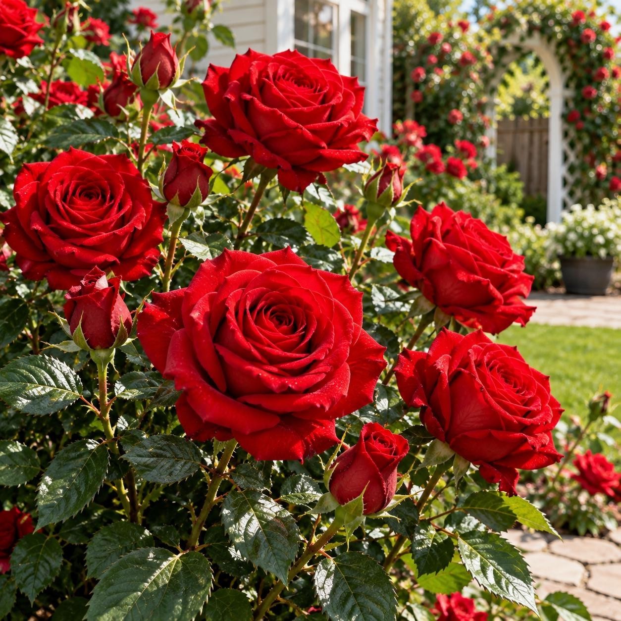 Red Rose Seeds 300+, Beautiful Red Rose Flower Seeds, Fragrant Garden Roses