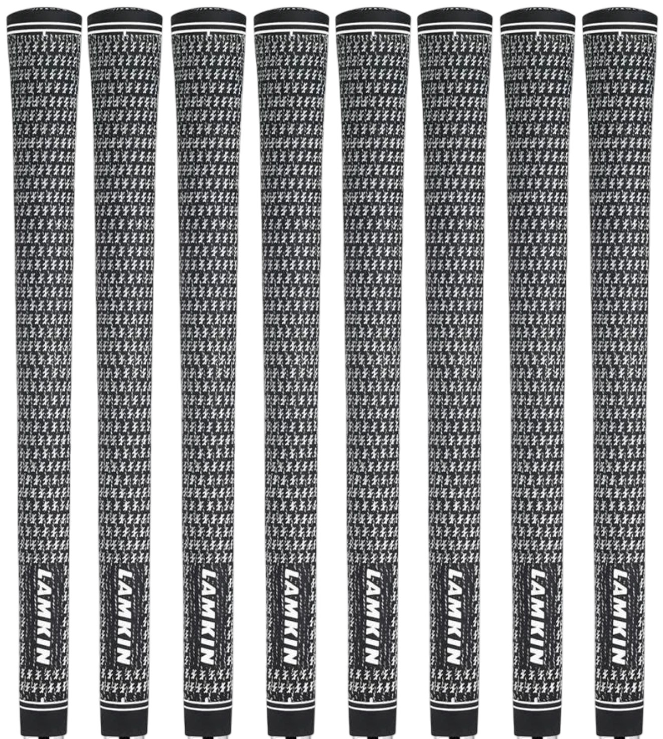 Lamkin Crossline Full-Cord Midsize Golf Grips .580 Round Set of 8