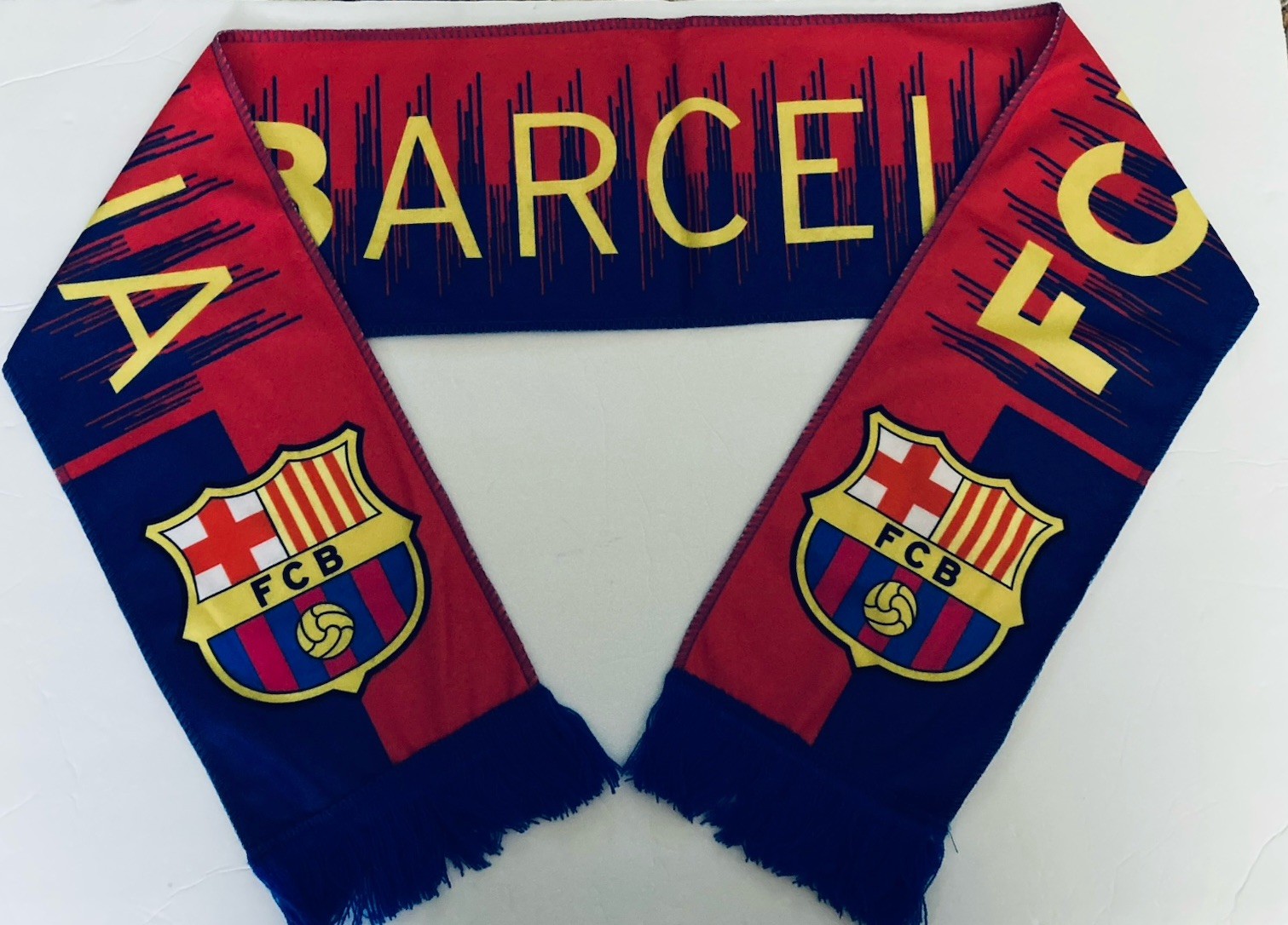 Barcelona Fan Scarf/ FCB Barcelona SoccerScarf/Banner, Bufanda