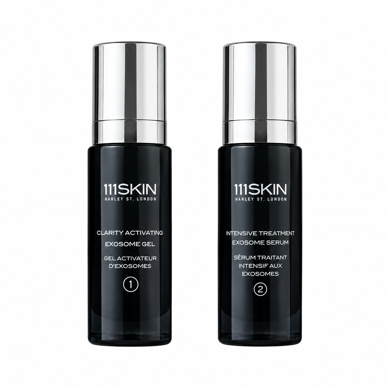 111SKIN Black Diamond Exosome Face Lift 4-Week At-Home Treatment — 2 × 30 mL