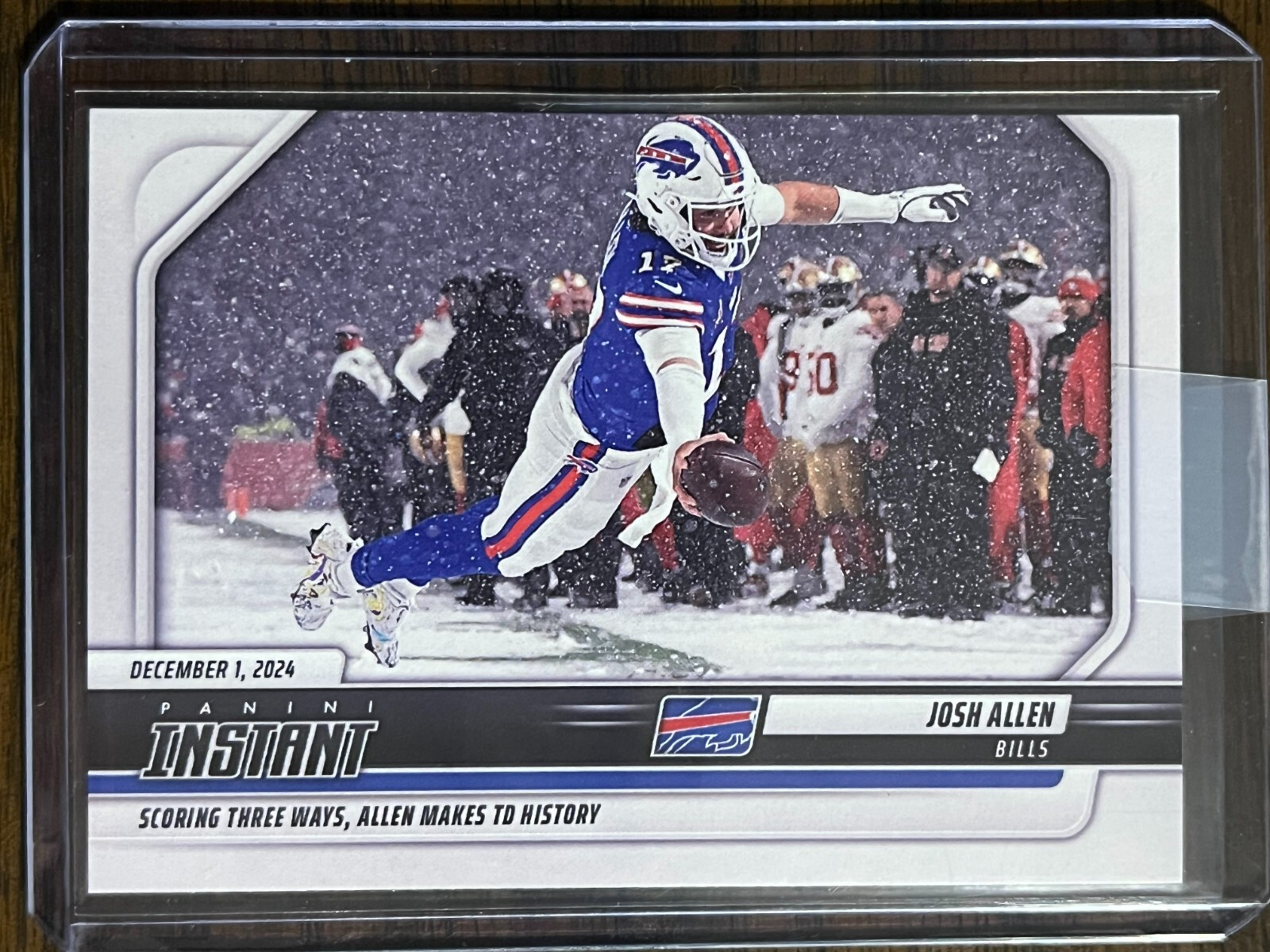 2024-25 Panini Instant NFL #185 Josh Allen Buffalo Bills