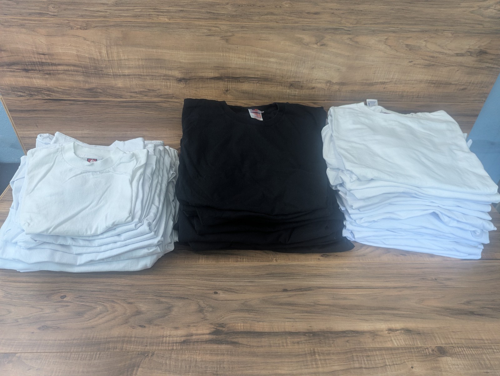 Bayside T-shirt Lot Of 44 New Shirts USA Union-Made Variety Read Description 