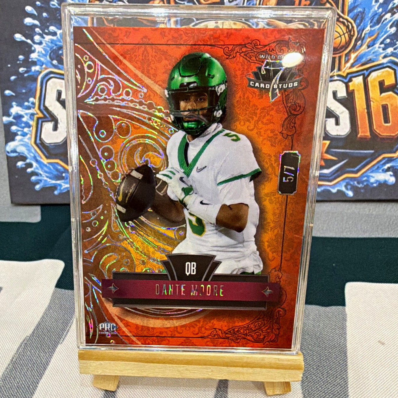 Wild Card 2026 Dante Moore Oregon Ducks 7CSL-DM Serial Numbered /7