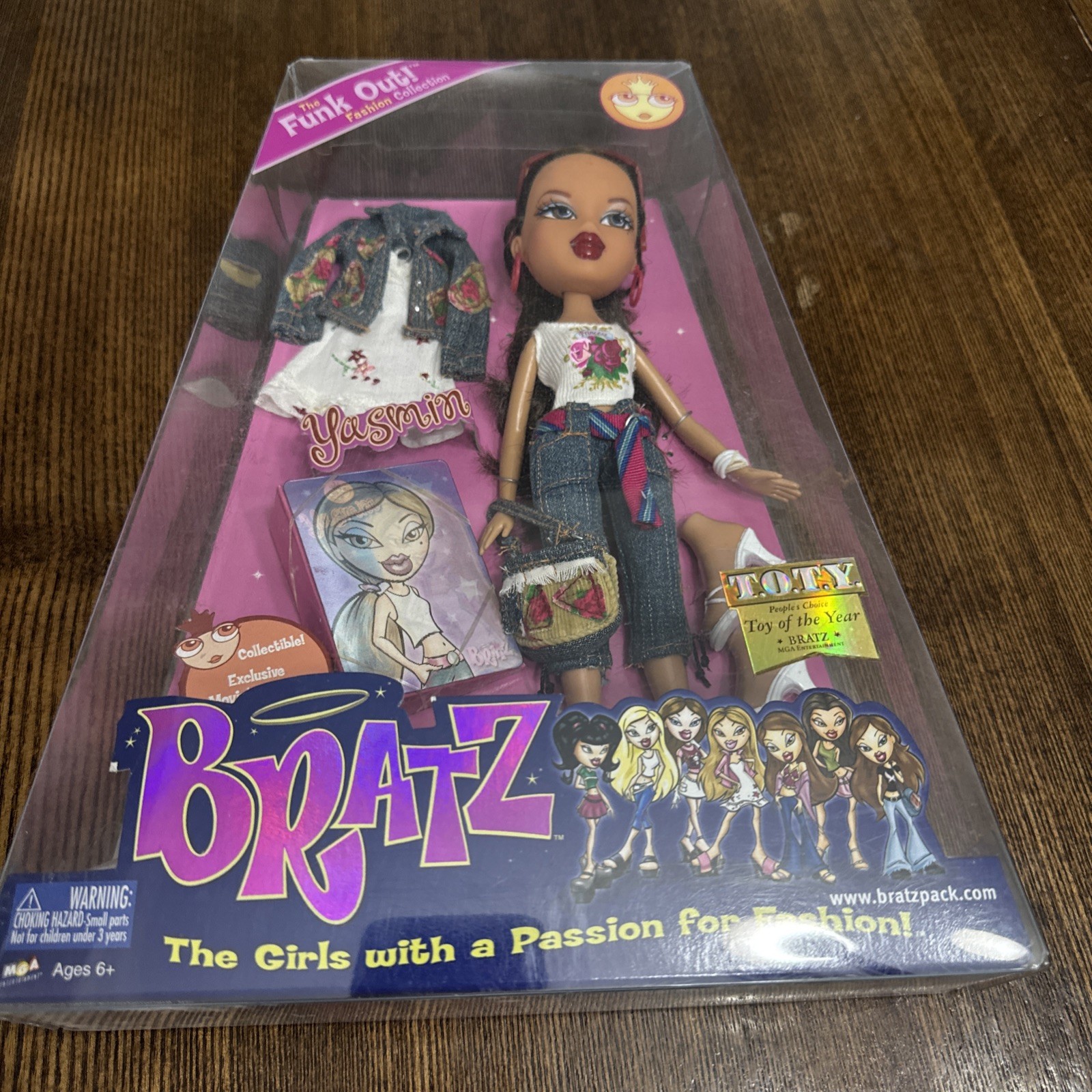 Bratz Doll Yasmin The Funk Out Fashion Collection 2004 MGA New Open Box