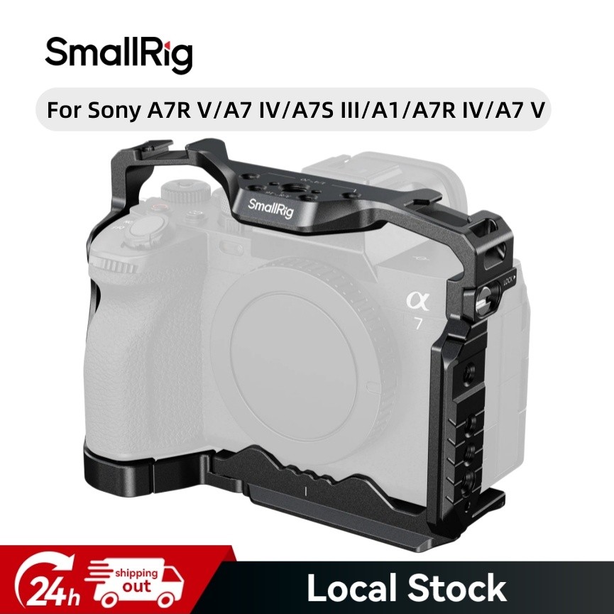 SmallRig A 7R V Cage w/ Locking Side Plate For Sony Alpha 7 IV/A 7S III/7R IV/1