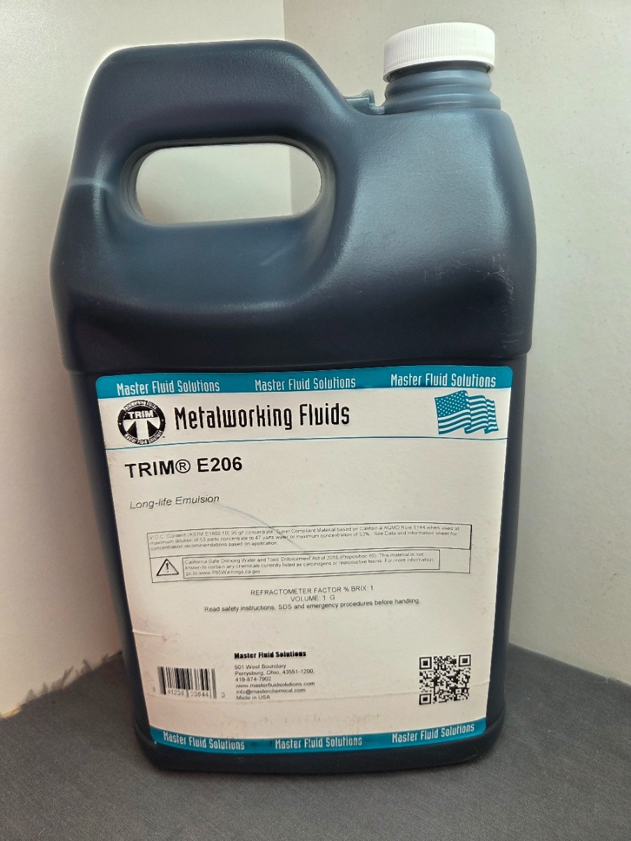 Trim E206 Metalworking Coolant Concentrate – 1 Gallon Jug – New