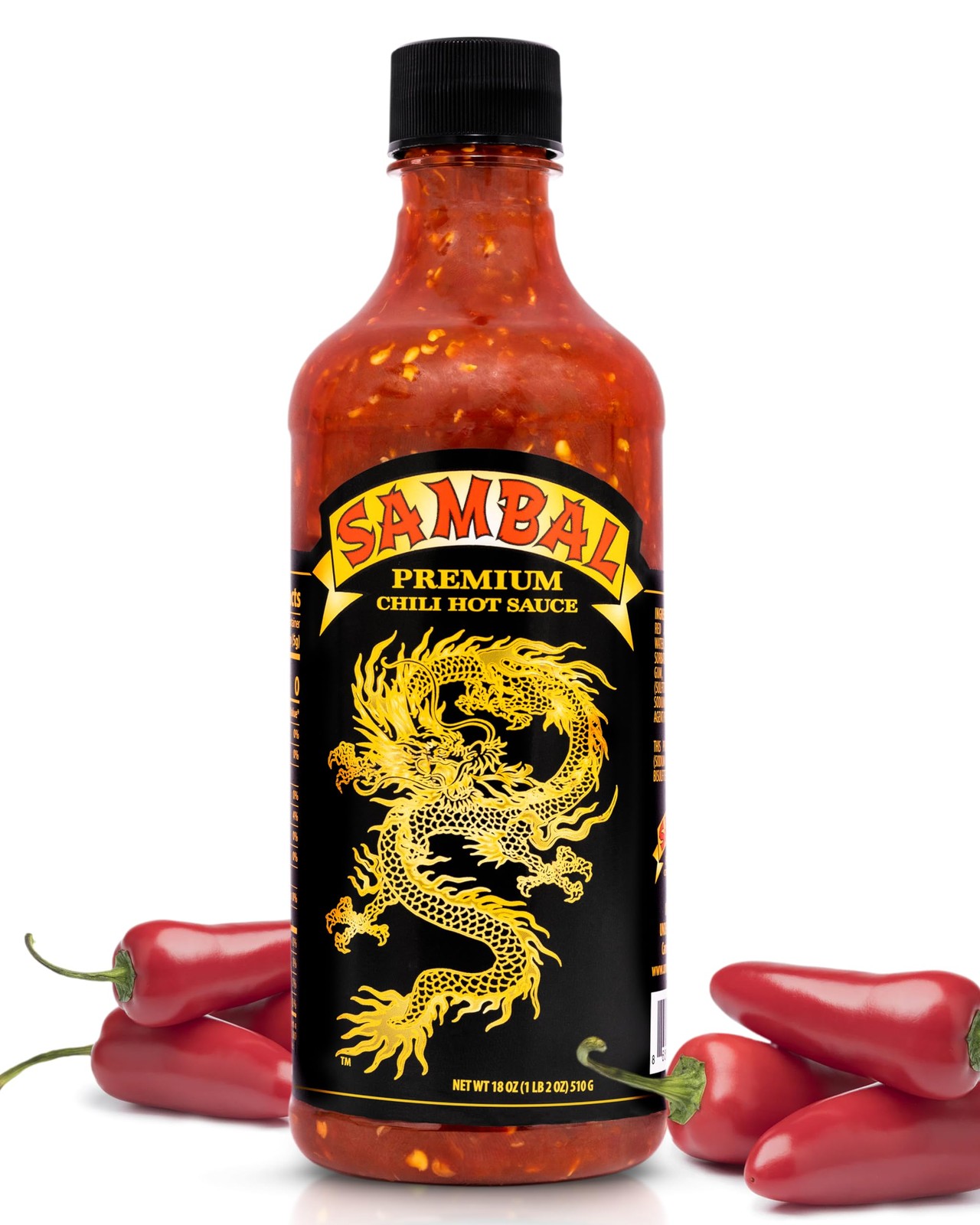 Underwood Ranches Limited Edition Dragon Sambal Sauce  Hot Sauce for Eggs, Pi...