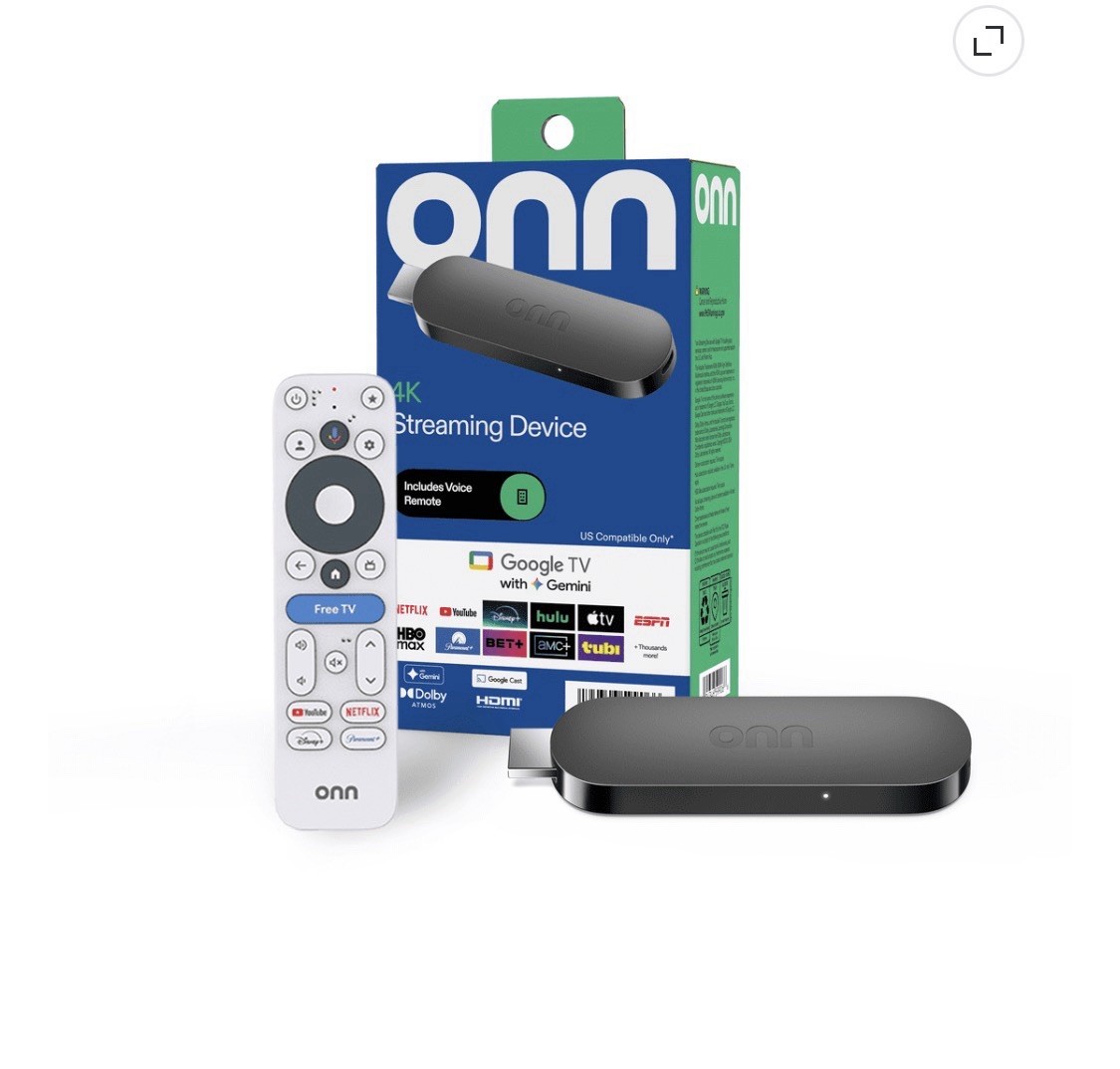 onn 4K Streaming Device, Google TV with Gemini (NEW 2026 Model) - Fast Streaming