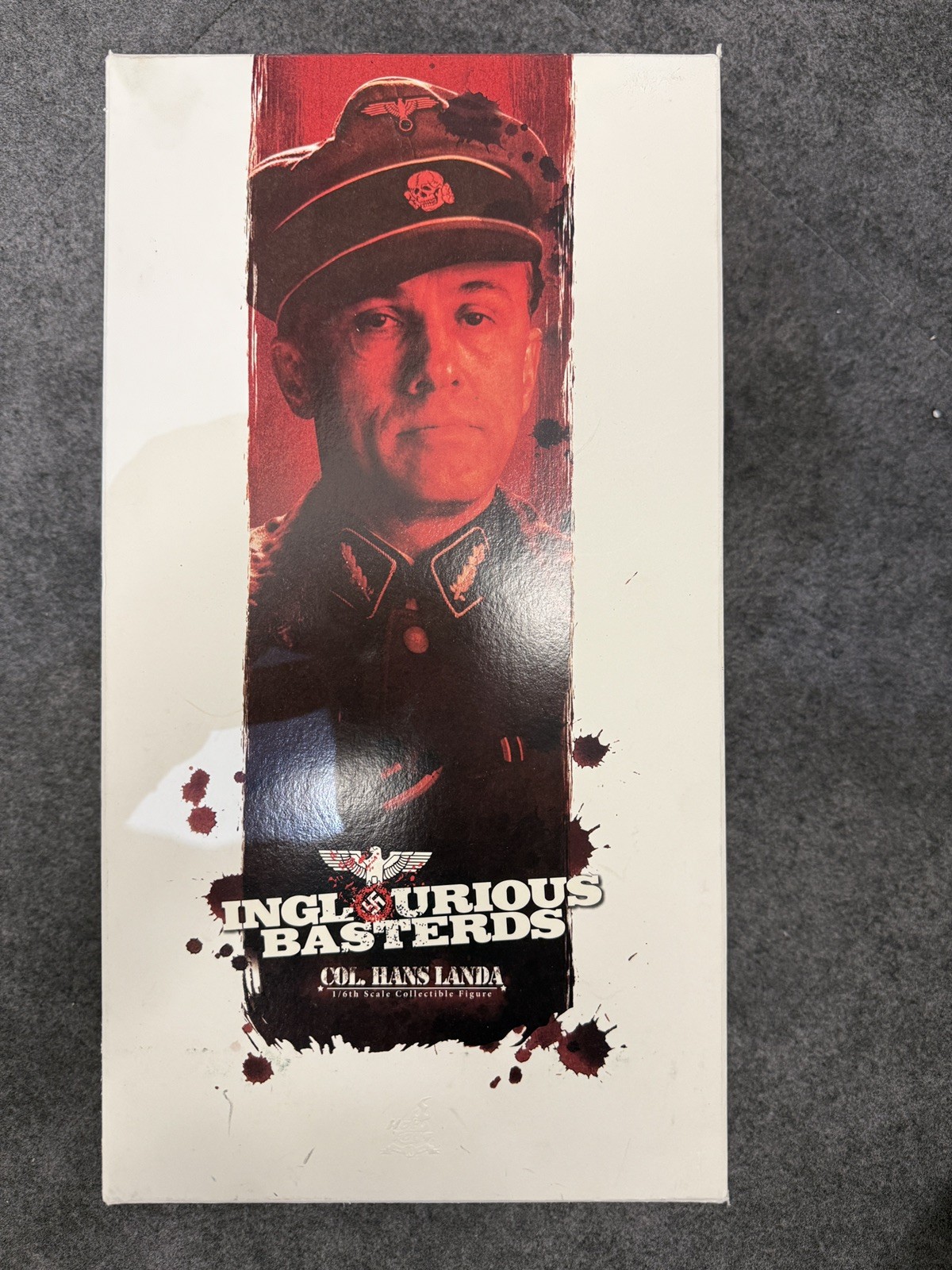 Hot Toys MMS 134 Inglourious Basterds Hans Landa Christoph Waltz Figure NEW