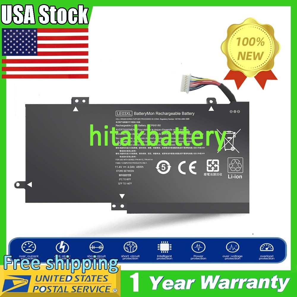 LE03XL New Battery For HP Envy X360 M6-W M6-w010dx M6-w101dx M6-W102dx M6-w103dx