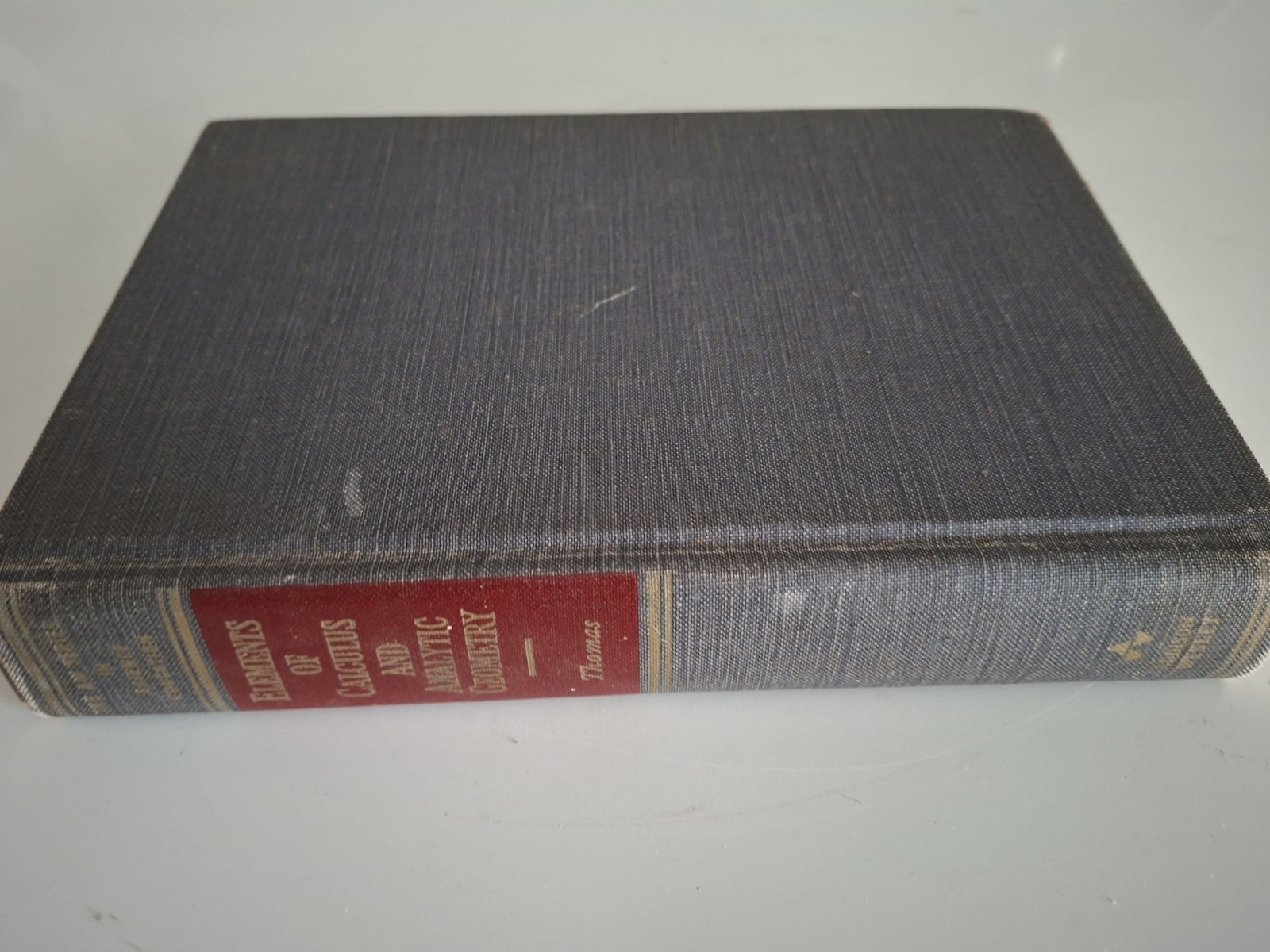 Elements Of Calculus and Analytic Geometry - Thomas  HB 1962 Addison Wesley