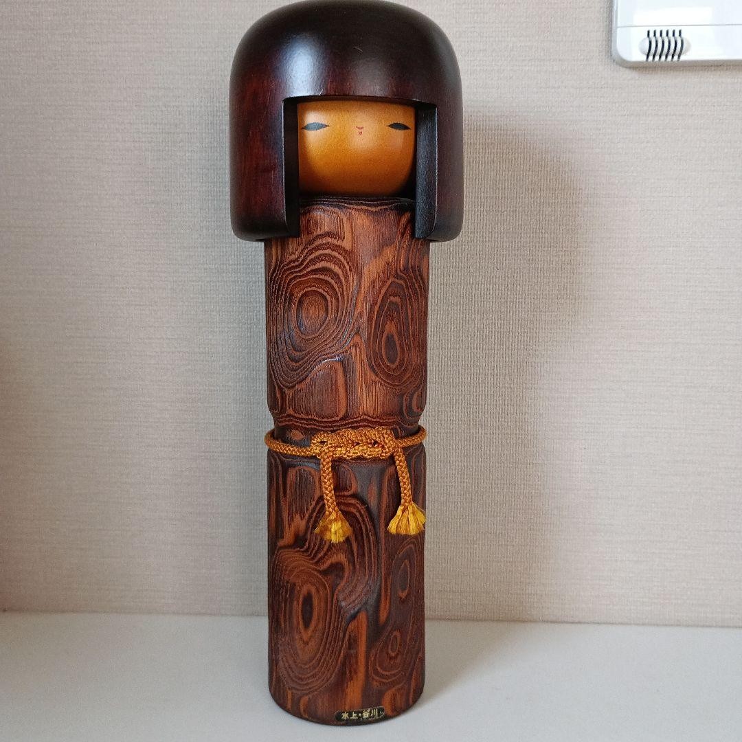 Usaburo Japanese Creative Kokeshi Doll 34cm Collectible 15+ Used