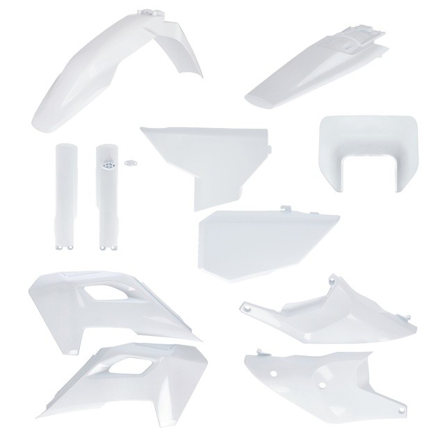 Acerbis Full Plastics Kit 20 White #2986650002 Husqvarna TE 250/FE 501