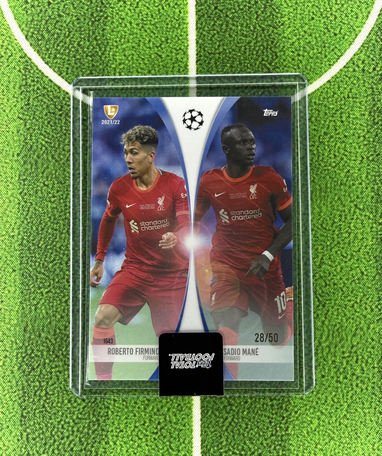 2025-26 Topps Total Football Sadio Mane Roberto Firmino #/50 Duos Liverpool 2025-26 Topps Total Football Sadio Mane Roberto Firmino #/50 Duos Liverpool