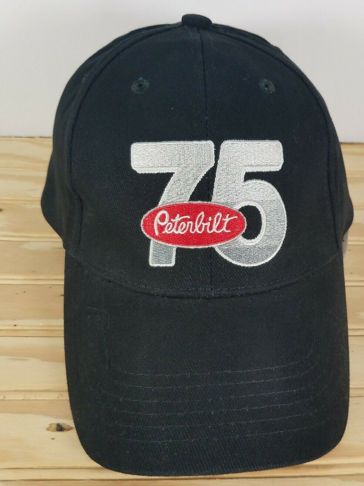 Peterbilt Trucks Motors 75th Anniversary Class Pays Stitched Cap/Hat hook loop