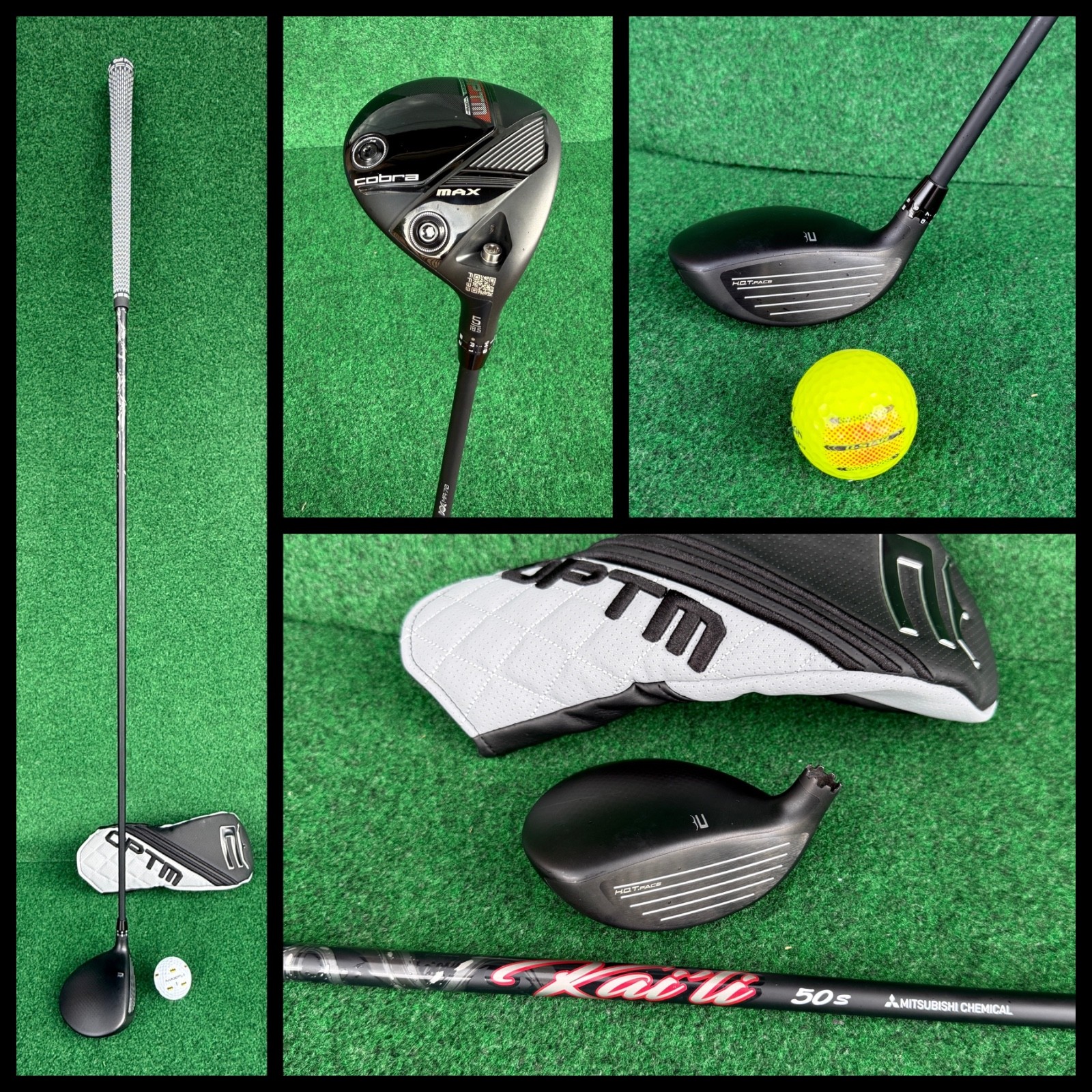 2026 Cobra OPTM MAX Fairway 5 Wood 18.5* Kai\'li Red 50S STIFF Flex Shaft RH +HC 2026 Cobra OPTM MAX Fairway 5 Wood 18.5* Kai\'li Red 50S STIFF Flex Shaft RH +HC
