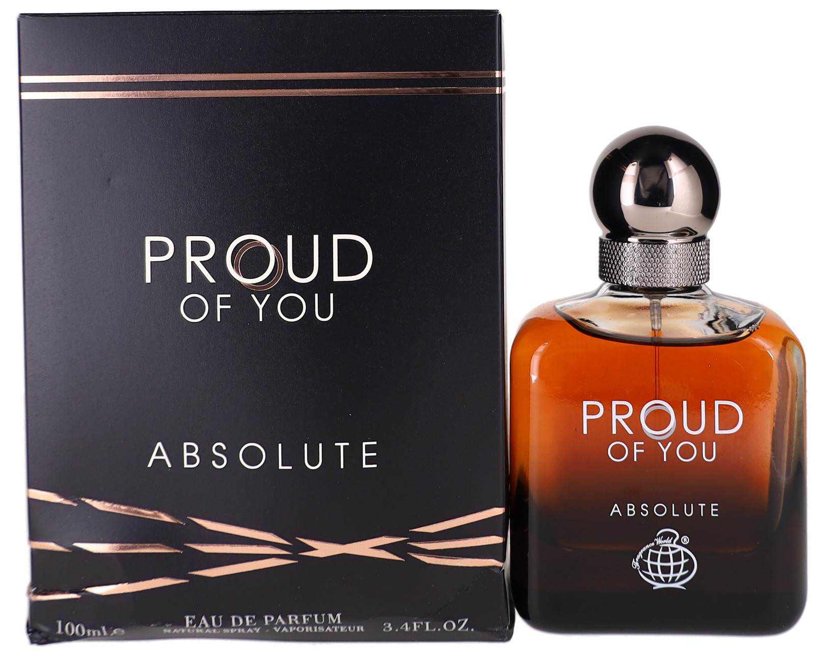 Proud of You Albsolute by Fragrance World for Men Eau de Parfum 3.4oz Shopworn