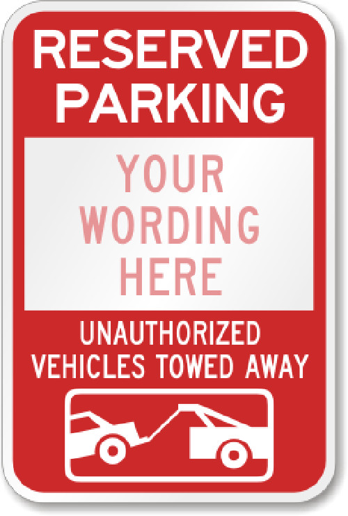 Reserved Parking Sign Custom Weatherproof Aluminum 8x12 Inches Outdoor Reserved Parking Sign Custom Weatherproof Aluminum 8x12 Inches Outdoor