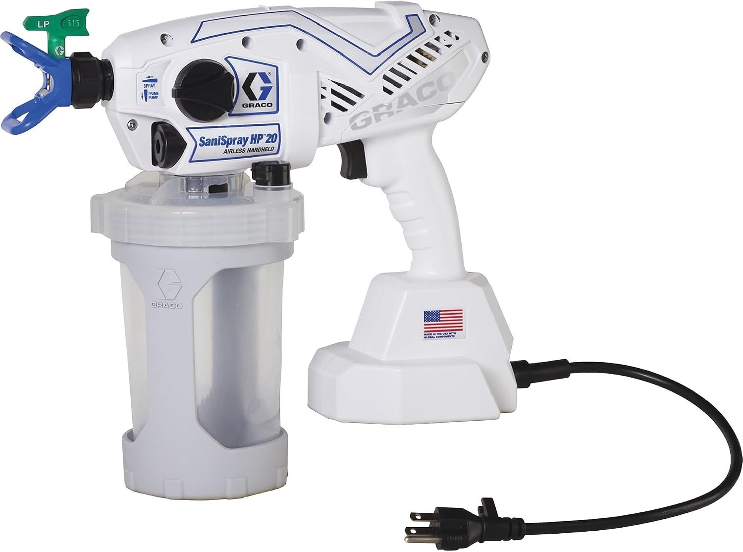 Graco HP20 SaniSpray Handheld Airless Disinfectant Sprayer, Corded 25R790