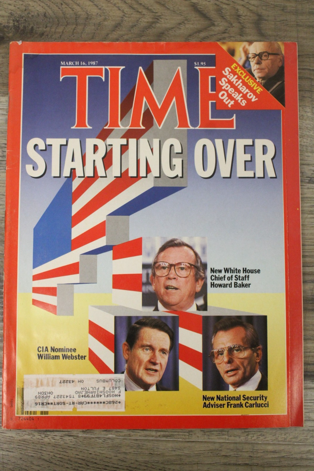Time Magazine March 16, 1987 Starting Over