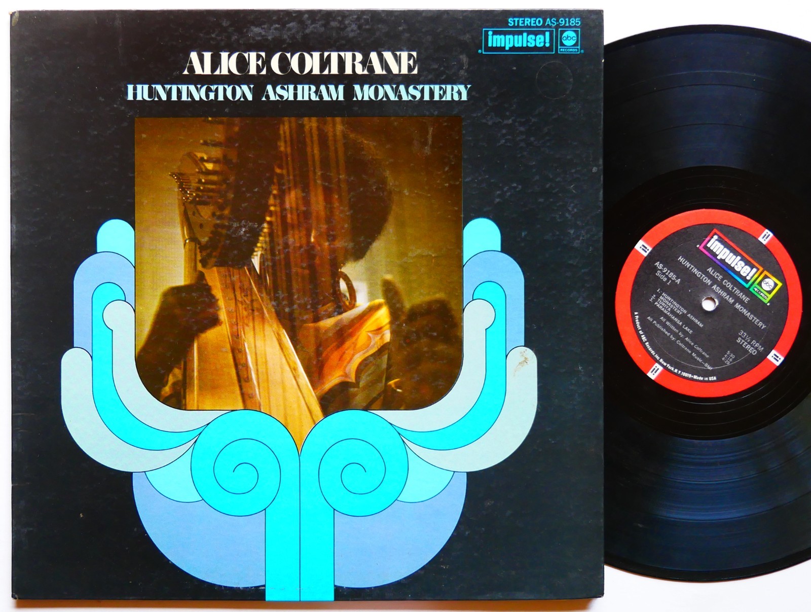 ALICE COLTRANE Huntington Ashram Monastery IMPULSE AS-9185 US 1971 Rashied Ali