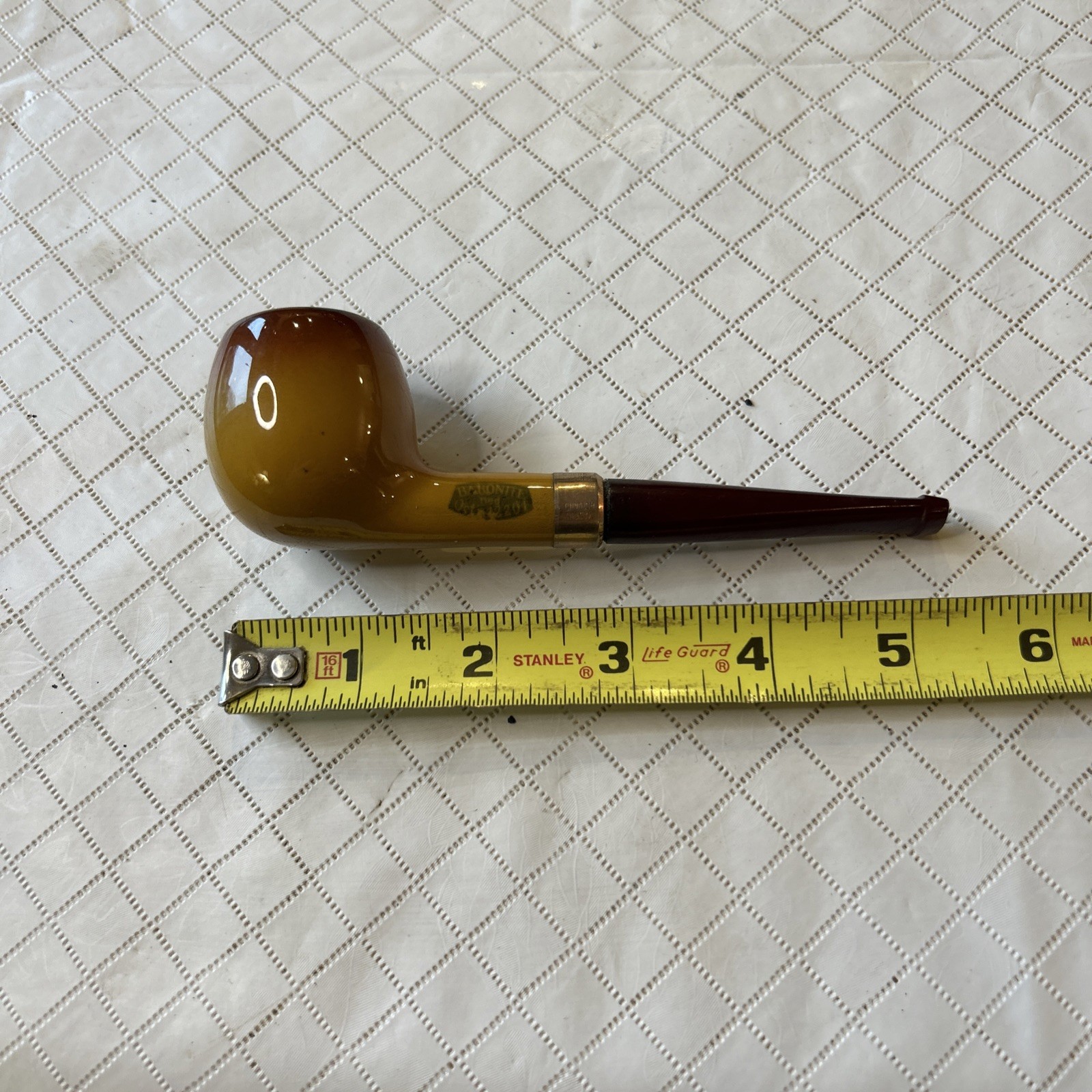 Vintage Double Walled? GoedeWaagen Apple Bowl Pipe, Made In Holland ￼