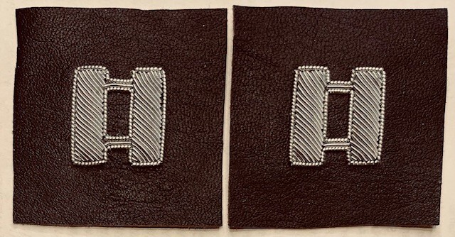 USA AIR FORCE BULLION CAPTAIN RANK INSIGNIA\'S FOR LEATHER JACKETS - CP HAND MADE