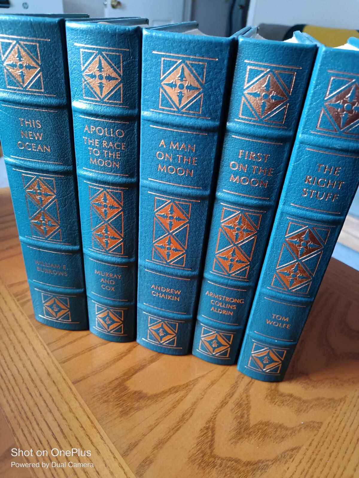 Race to Space, Easton Press, The Right Stuff, Collector\'s edition, 5 volumes
