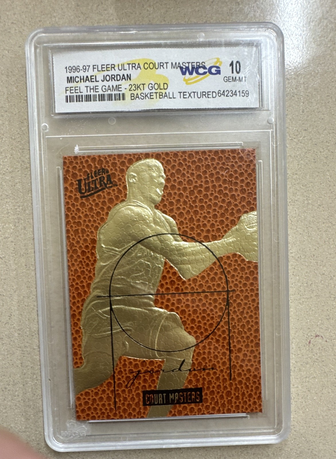 1999-00 23KT Gold Card Fleer Reprints 1996-97 Ultra Court Masters Michael Jordan