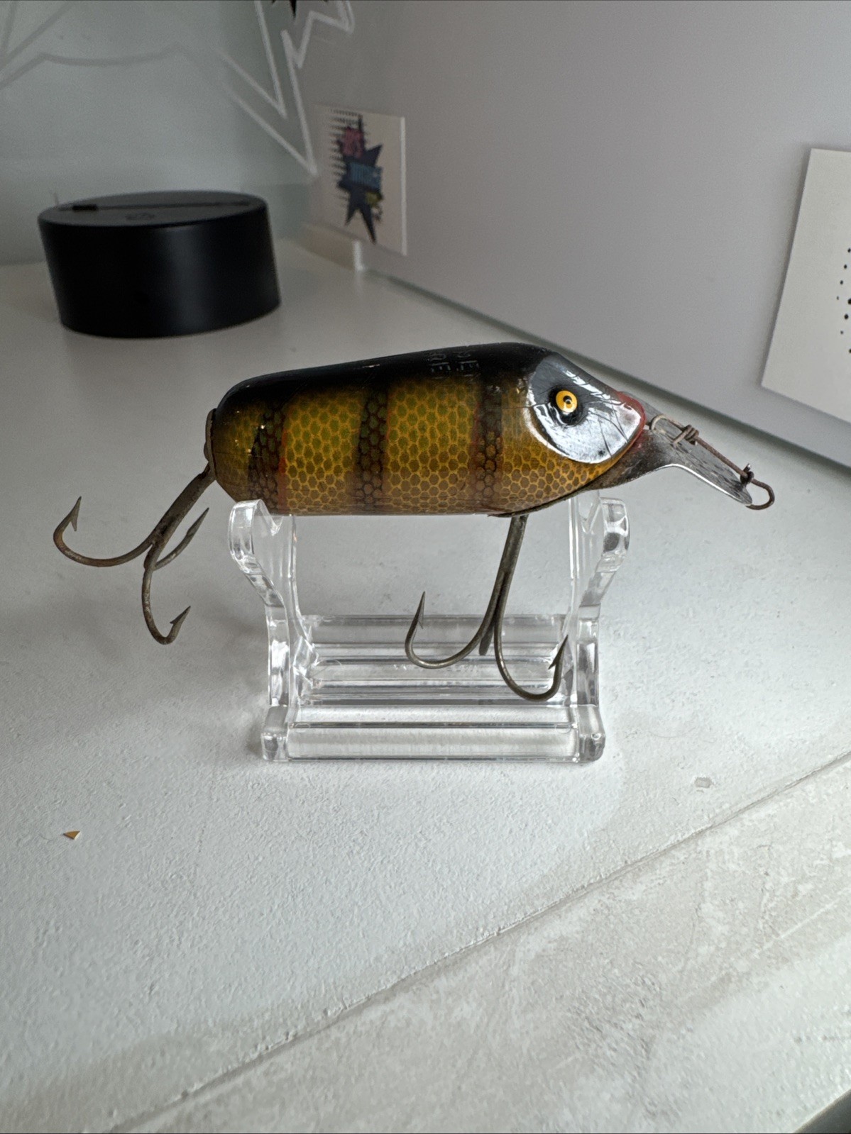 Vintage South Bend Dive ORENO Wood Lure Box 952 YP 2-1/8\ Vintage South Bend Dive ORENO Wood Lure Box 952 YP 2-1/8\