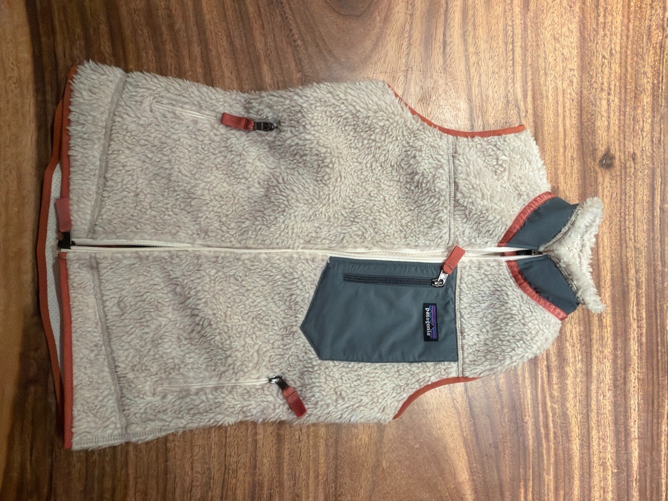 Patagonia Classic Retro-X Fleece Vest Men\'s XS Cream Natural Excellent Condition
