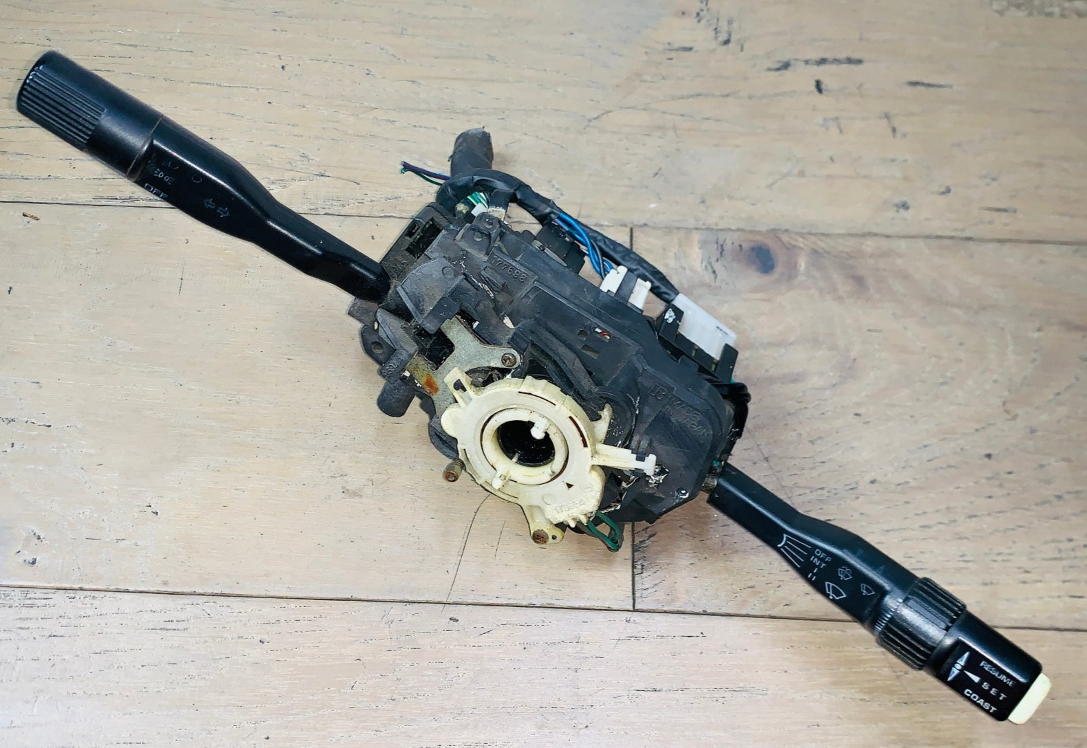 88-92 MAZDA MX6 626 HEADLIGHT TURN SIGNAL WIPER SWITCH ASSEMBLY OEM 89 90 91