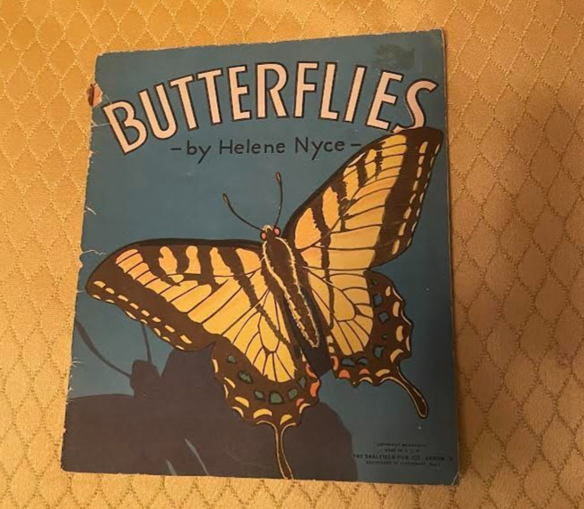 Vintage 1938 Butterflies Soft Book by Helene Nyce, The Saalfield Co. Akron, Oh. Vintage 1938 Butterflies Soft Book by Helene Nyce, The Saalfield Co. Akron, Oh.