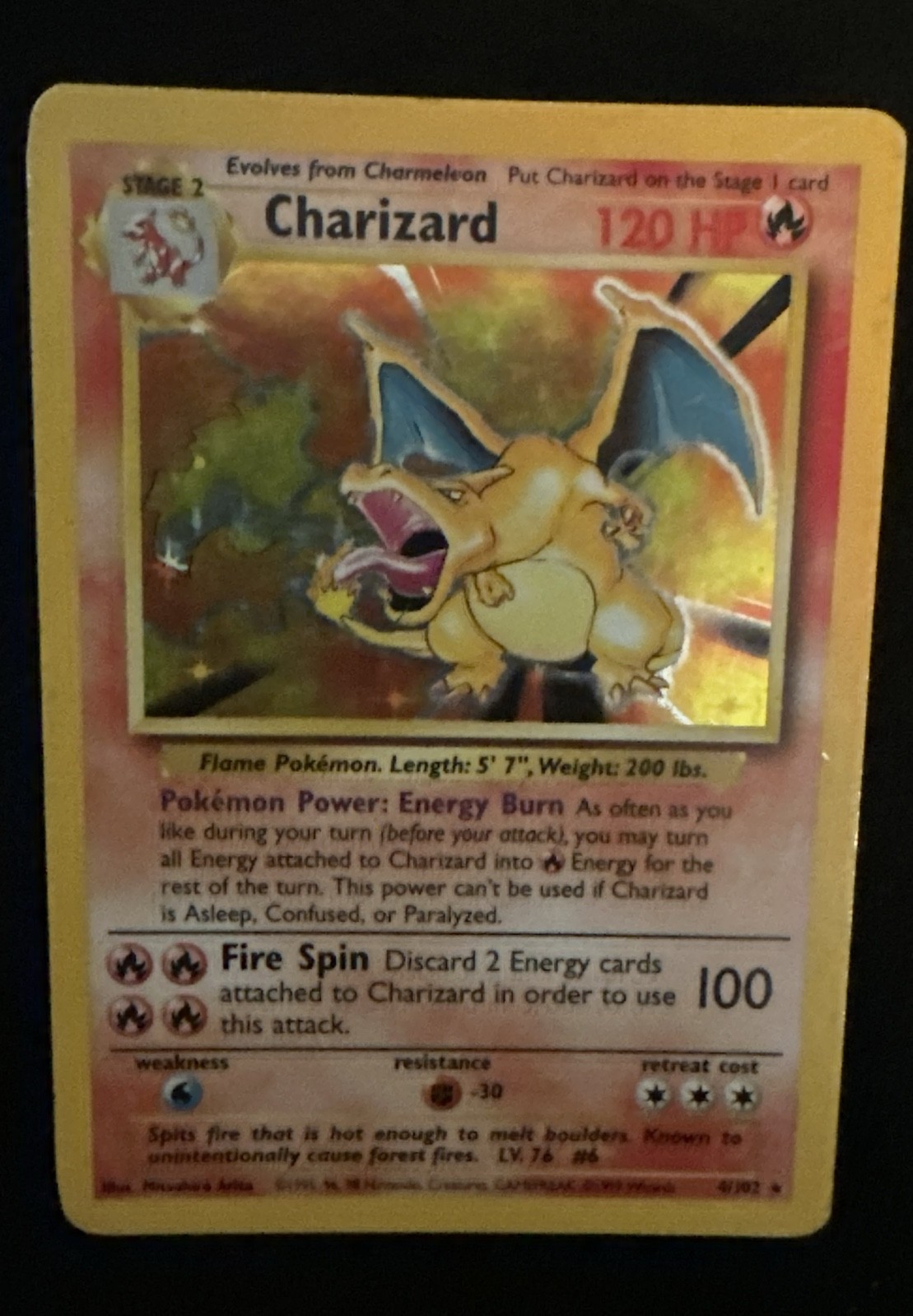 Charizard 4/102 Base Set Holo